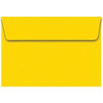 Envelope Convite Colorido 162X229MM Amarelo CPLUS 80G - Caixa com 100 Unidades Envelope Convite Colorido 162X229MM Amarelo CPLUS 80G - Caixa com 100 Unidades