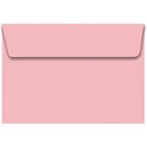 Envelope Convite Colorido 162X229MM Rosa CLCPLUS 80G - Caixa com 100 Unidades