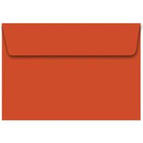 Envelope Convite Colorido 162X229MM Vermelho CPLUS 80G CX com 100