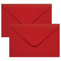 Envelope Convite de Casamento Vermelho 160x235 Scrity 100un