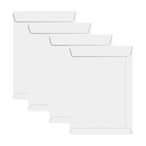 Envelope Currículo Branco 260x360 Com 50 Unidade