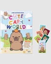 Envelope Cute Capy World, Pixel 30 Envelopes = 150 Cromos + Album Capa Cartão