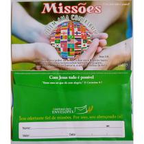 envelope de campanha missoes quem ama contribui 100 unidades cod 15 envelope de campanha missoes quem ama contribui 100 unidades cod 15
