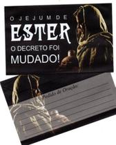 Envelope de campanha - o jejum de ester o decreto foi mudado c 100