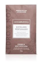 Envelope de Mineral Perfumado Acqua Aroma 12g Cedro e Noz Moscada Envelope de Mineral Perfumado Acqua Aroma 12g Cedro e Noz Moscada