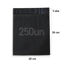 Envelope de segurança com aba adesiva 20x30cm com 250 unidades, para correio.