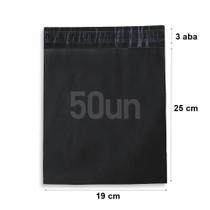 Envelope de segurança para correios e e-commerce com aba adesiva com 50 unidades