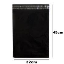 Envelope de Segurança plástico 32x45 Preto Correios 100pcs