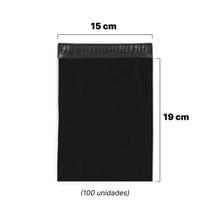 Envelope de Segurança Plástico com lacre 15X19 100 unidades