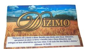 Envelope Dízimo Gênesis 14 Colado - 100 Unidades de Papel Offset