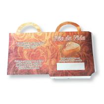 Envelope Formato Bolsa - Pão da Vida (100 unidades) - Papel Couche 120, 20x15 cm