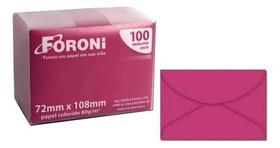 Envelope foroni 72x108mm rosa escuro 80g.