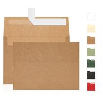 Envelope Goefun A7 Pacote com 100 Unidades Kraft Marrom 13x18 cm Envelope Goefun A7 Pacote com 100 Unidades Kraft Marrom 13x18 cm