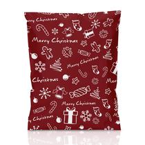 Envelope JinRuikj Poly Mailer 26x33 cm, pacote com 100 unidades de Natal