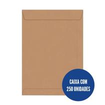 Envelope kraft 24x34cm Oficio caixa com 250 unidades Scrity Envelope kraft 24x34cm Oficio caixa com 250 unidades Scrity