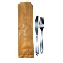 Envelope Kraft para Talheres 80G 7x23cm c/500un