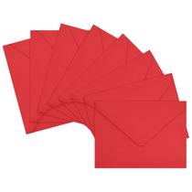 Envelope LIKAJON A7, pacote com 200, selo vermelho, 13x18 cm