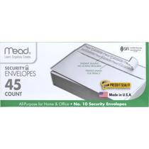 Envelope Mead 10, tamanho da carta, 10,5 x 24 cm, Peel Seal, 45 quilates