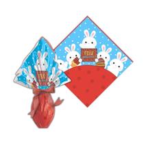 Envelope Metalizado Floquinhos de Páscoa 500g a 750g - 25 Un