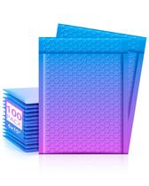 Envelope METRONIC 15x25 cm à prova d'água Bubble Mailers, pacote com 100