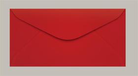 Envelope Oficio 114x229 Vermelho Toquio