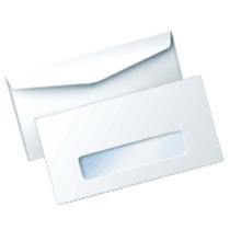 Envelope Ofício Branco com Janela Transparente 114x229mm Cx/1000 unidades