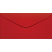 Envelope Oficio Colorido 114X229 Vermelho