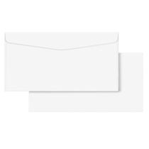 Envelope Ofício Liso Branco COF020 114x229mm Scrity 1000un