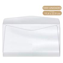 Envelope Ofício Scrity 63g 114x229mm C/1000 S/Cep Branco