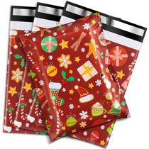 Envelope Oududianzi, 10x13", envelope impermeável de poliéster de Natal, 100 unidades Envelope Oududianzi, 10x13", envelope impermeável de poliéster de Natal, 100 unidades