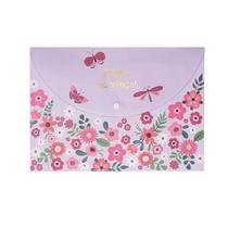 Envelope p/ documentos lilás borboletas a4 - molin