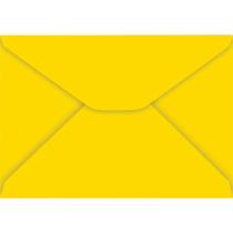 Envelope para carta 114x162mm Amarelo 85g 100unid - Foroni