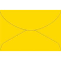 Envelope para Cartão de Visita Colorido Amarelo Color PLUS 80G - Caixa com 100 - Foroni