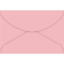 Envelope para Cartão de Visita Rosa Claro 72x108mm 80g