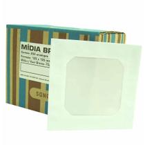 Envelope para cd/dvd branco c/visor (cmd001) / 250un / scrity