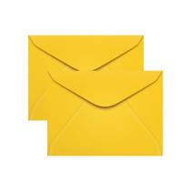 Envelope Para Convite Amarelo 114X162Mm Scrity 100Un