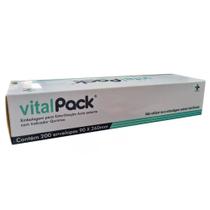 Envelope para Esterilização Auto Selante com Indicador Químico 90x260mm C/200 VitalPack Envelope para Esterilização Auto Selante com Indicador Químico 90x260mm C/200 VitalPack