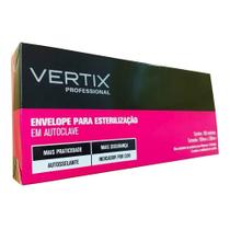 Envelope Para Esterilização Autoclave 100un 10x23cm Vertix Envelope Para Esterilização Autoclave 100un 10x23cm Vertix