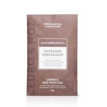 Envelope Perfumado Dia a Dia 12 g Cedro e Noz Moscada Acqua Aroma Envelope Perfumado Dia a Dia 12 g Cedro e Noz Moscada Acqua Aroma