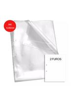 Envelope Plástico Acp A4 2 Furos 0,06mm C/1000