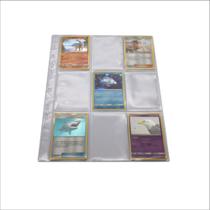 Envelope Plástico CARDS Refil PVC 9 Bolsos - Pacote com 10
