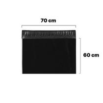 Envelope plástico com adesivo inviolável 70X60 100 unidades