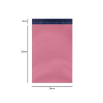 Envelope Plástico De Segurança Coex Rosa 26x36 50 UN