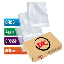 Envelope Plastico Grosso Para Pasta Oficio Com 400 Envepoles Dac