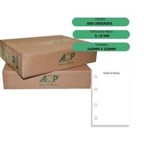 Envelope Plástico Ofício 0.10 4 Furos - ACP Envelope Plástico Ofício 0.10 4 Furos - ACP