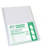 Envelope Plástico Ofício 4 Furos Extra Grosso 0.20mm 100 Un.