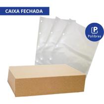 Envelope Plástico Ofício 4 Furos Fino 0,05MM - Caixa com 1000 Unidades