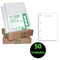 Envelope Plástico Ofício 4 Furos Saco Plástico 0,15mm 50un - ACP Envelope Plástico Ofício 4 Furos Saco Plástico 0,15mm 50un - ACP