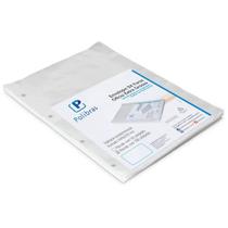 Envelope Plastico Oficio 4Furo Extra Grosso 0,20