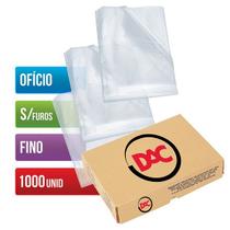 Envelope Plastico Oficio sem Furos Fino 0.06MM C/1000 - DAC